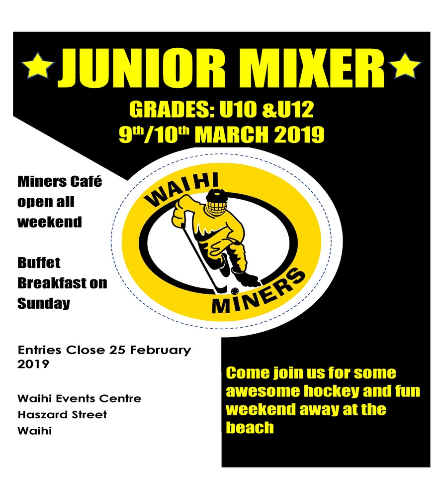Waihi Miners Junior Mixer